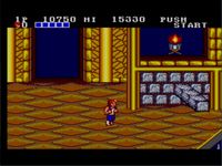 une photo d'Ã©cran de Double Dragon sur Sega Master System
